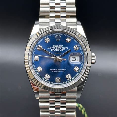 rolex quadranye brillanti|Rolex Datejust 36 Blu Brillanti FULL SET like New .